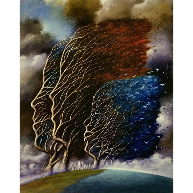 Rafal Olbinski, Always Together, 2020 For Sale - Image 4 of 4