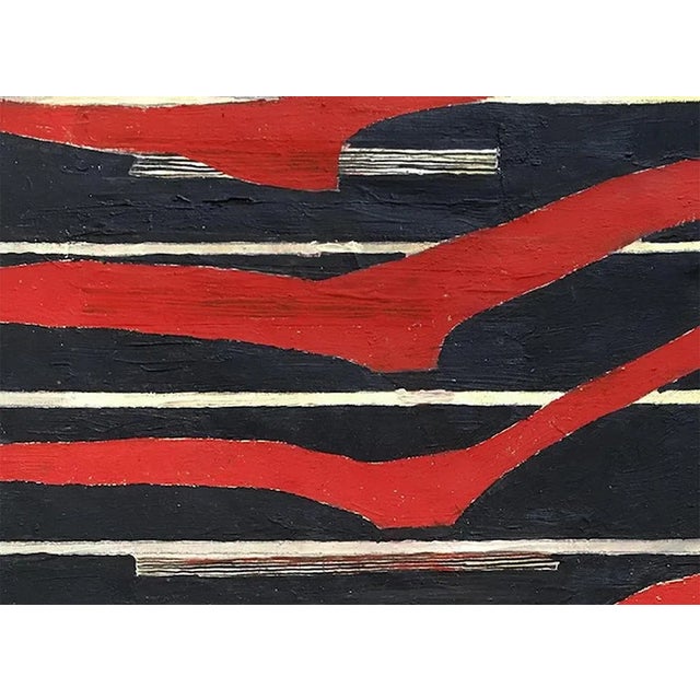 Oil, ink and acrylic on paper Edition: Unique, Unframed. In her abstract drawings, collages and paintings, Fieroza Doorsen...