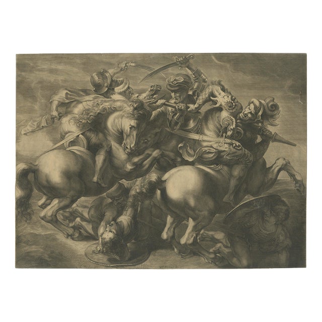 Leonardo Da Vinci, Battle of Anghiari, 1660, Paper For Sale