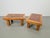 Roger Capron Brutalist Oak Side Tables with Terracotta Tiles, 1950s, Set of 2 For Sale - Image 4 of 12