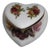 Vintage Royal Albert Old Country Roses Bone China Heart Trinket Box, England For Sale