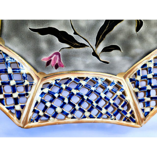Late 19th Century Victorian Octagonal Reticulated Plate For Sale In New York - Image 6 of 11