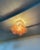 Murano Ceiling Lamp, 32 Pink Felci Glasses For Sale In Los Angeles - Image 6 of 9
