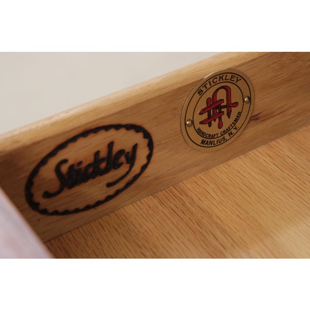 Stickley Mission Cherry 2 Drawer Sofa Table For Sale - Image 14 of 16