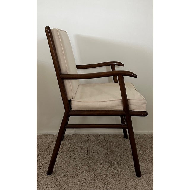 Mid-Century Modern 1950s Robsjohn Gibbings for Widdicomb Mid Century Occasional Captains Chair For Sale - Image 3 of 8