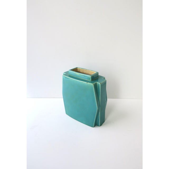 A beautiful, rare, French Art Deco geometric ceramic vase by Robert Lallemant, signed “R Lallemant France", France, circa...