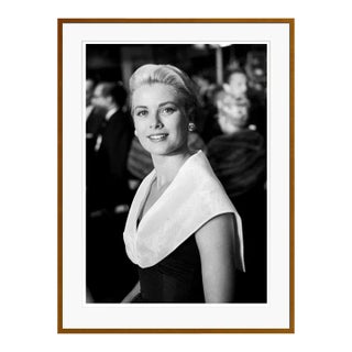 Grace Kelly at the Premiere of Rear Window Brown Framed Archival Pigment Print For Sale