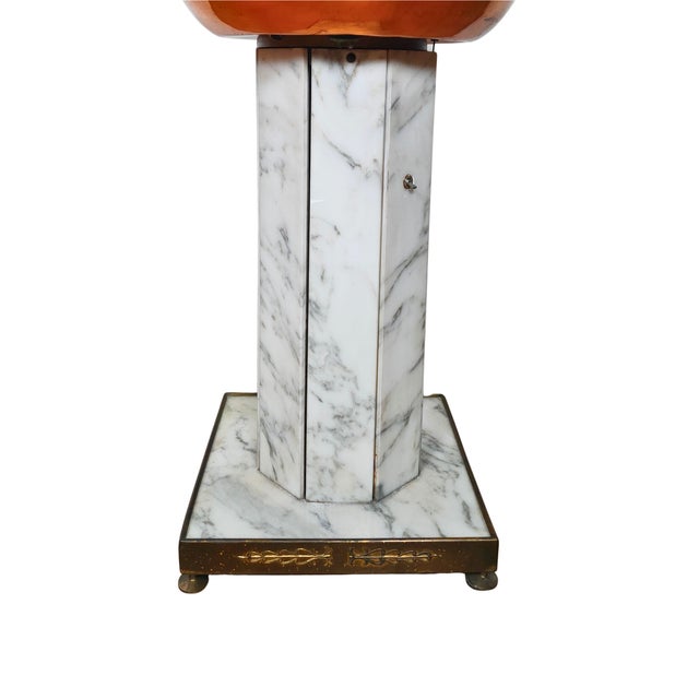 Marble and Copper Fountain, 1960s For Sale - Image 3 of 6