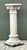 Sculpture Materials Vintage Cast Concrete Corinthian Column Pedestal For Sale - Image 7 of 12