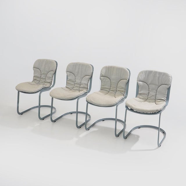 077 Chairs by Studio Cidue for Cidue, 1970s, Set of 4 For Sale - Image 4 of 16