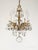 Antique 5 Light Sensational Shinning Swanky Brass Cut Lead Crystal Chandelier ~ Rewired ~ Restored ~ Rejuvenated ~ Ready to Hang ~ For Sale In South Bend - Image 6 of 12