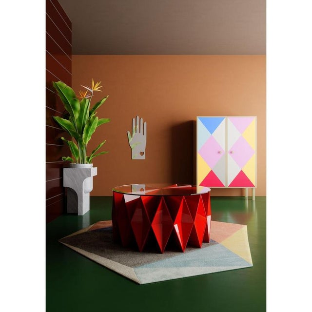 Camicia Corta Cabinet in Powder-Coated Aluminum by Altreforme For Sale - Image 6 of 10