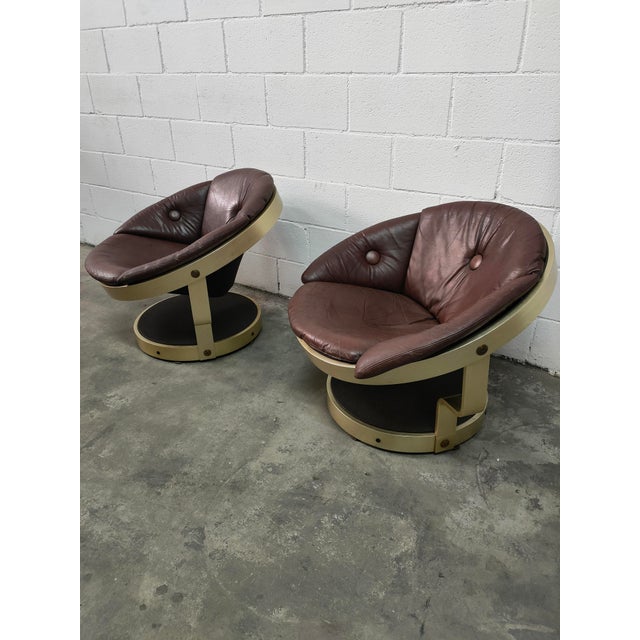 Mid-Century Lounge Chairs from Oddmun Vad, 1970s, Set of 2 For Sale - Image 10 of 10