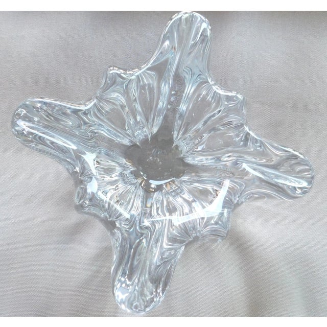 Cristalleries De Baccarat Mid Century French Cristalleries De Baccarat Signed Crystal Bowl, Ashtray For Sale - Image 4 of 12