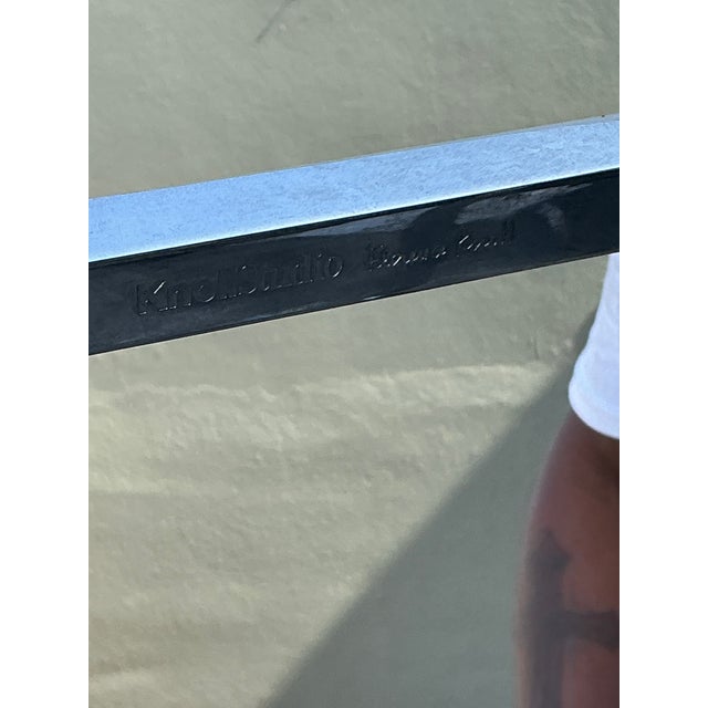 Late 20th Century Vintage Knoll Marble Top Side Table For Sale - Image 5 of 12