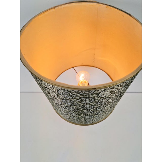 Gold Empire Marble Crystal Brass Stem Table Lamp, 1920 For Sale - Image 8 of 10
