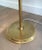 Metal Bronze and Brass Floor Lamp with Brass Shade For Sale - Image 7 of 13