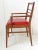Wood Mid-Century Chair in Oak & Skaï attributed to René Gabriel, 1940s For Sale - Image 7 of 13