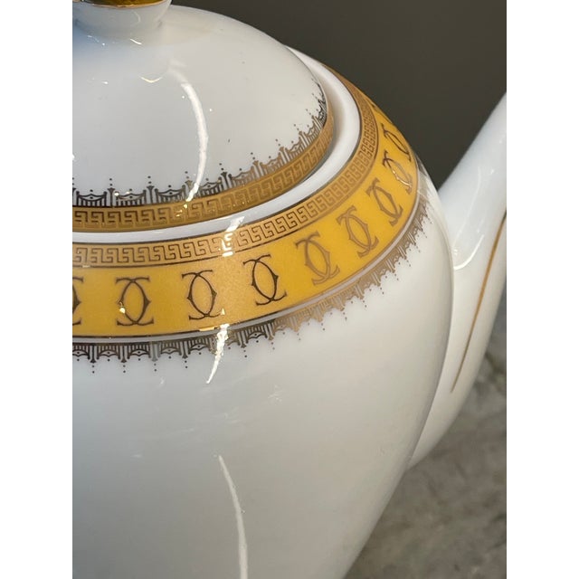 Vintage Casati Fine Porcelain Bavaria Design Tea Set With Salt and Pepper Shakers - Set of 5 For Sale In Monterey, CA - Image 6 of 6