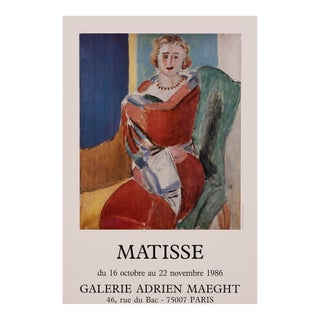 Matisse Art Exhibition Poster From Galerie Maeght For Sale