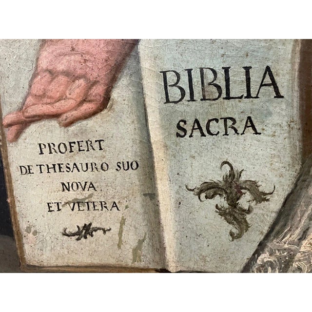 18th Century Italian Oil Painting Portrait Pope Clement XIII For Sale - Image 10 of 12