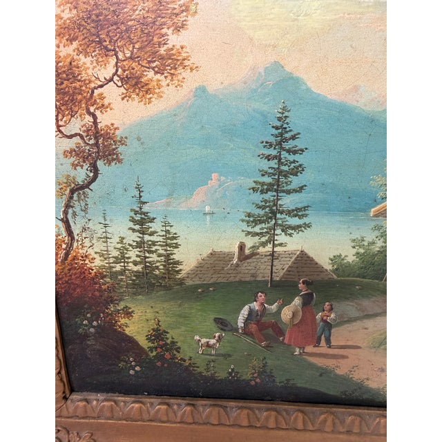 Early 19th Century 19th Century Biedermeier Picture Clock, Austria For Sale - Image 5 of 18