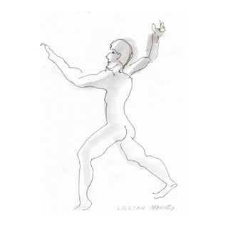 1970s Lillian Many Male Nude Painting For Sale