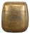 Outdoor Indoor Ibiza Brass Side Table Stool For Sale