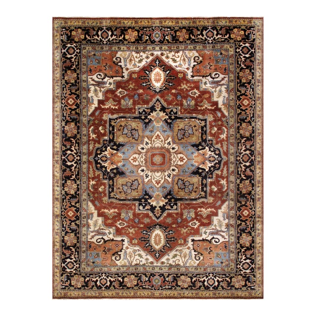 Serapi Wool Rust Area Rug-11' 9'' X 15' 0'' For Sale