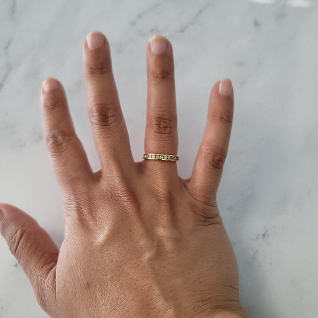 ♥ Ring Summary ♥ Main Stone: Diamond Approx. Carat Weight: .50cttw Diamond Clarity: SI1 Diamond Color: J/K Band Material:...