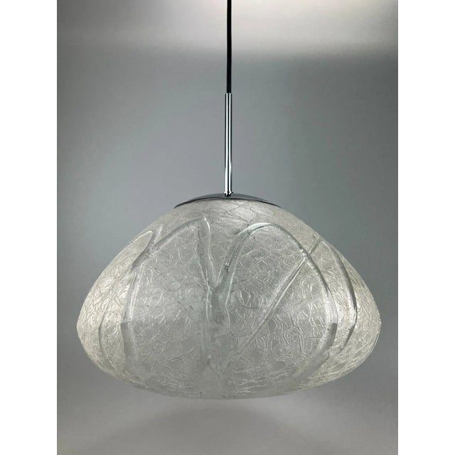 Space Age Glass Ball Pendant Light from Doria Leuchten, 1970s For Sale - Image 10 of 13