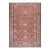 Captivating Red-Raspebery Field With Classic Geometric Desing Antique Persian Sultanabad Rug For Sale