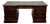 Classic English Desk Green Leather Inlay For Sale