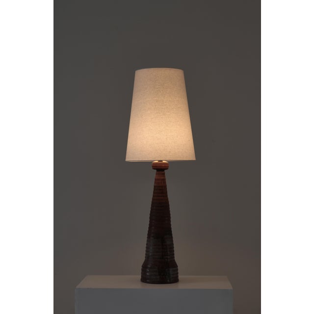 Art Nouveau Ceramic Table Lamp from Hans Henrik Petersen Hpk, Denmark, 1930s For Sale - Image 13 of 18