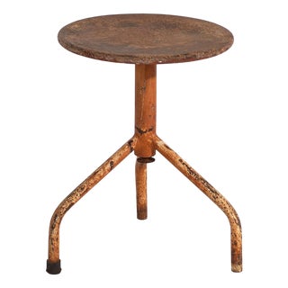 Vintage Stool in Metal, 1950 For Sale