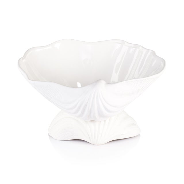 La Coquille Stoneware Clam Shell Bowl For Sale In Los Angeles - Image 6 of 6
