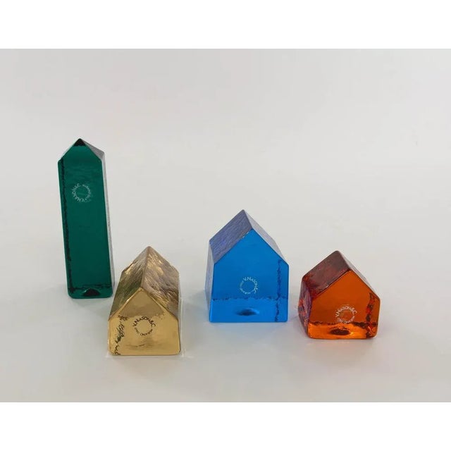 Set of Four Murano Glass Objects by Carlo Nason for V. Nason & Co., 1970s, Set of 4 For Sale - Image 4 of 7