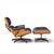 Brown Charles and Ray Eames for Herman Miller Mid Century Eames Walnut Lounge Chair With Ottoman For Sale - Image 8 of 10