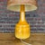 Mid-Century Modern 1960s Mid-Century Modern Lotte and Gunnar Bostlund Danish Gold Yellow Ceramic Table Lamp For Sale - Image 3 of 12