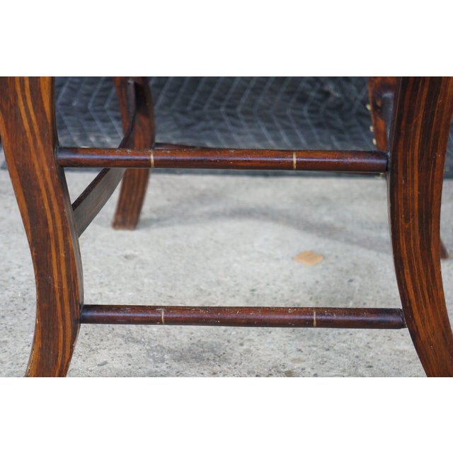 Antique 19th Century American Federal Hitchcock Style Stenciled Cane Side Chair For Sale - Image 18 of 18