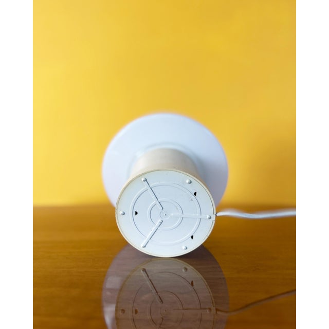 Small Opaline Mushroom Table Lamp, 1970s For Sale - Image 4 of 5