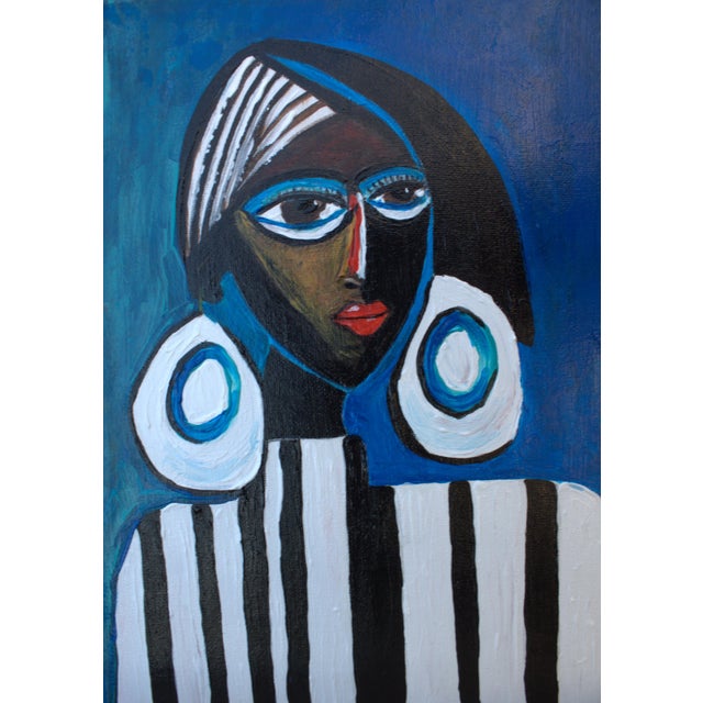 Natalia Vypritskaia, Vase & Muse, Acrylic, Set of 2 For Sale - Image 4 of 8