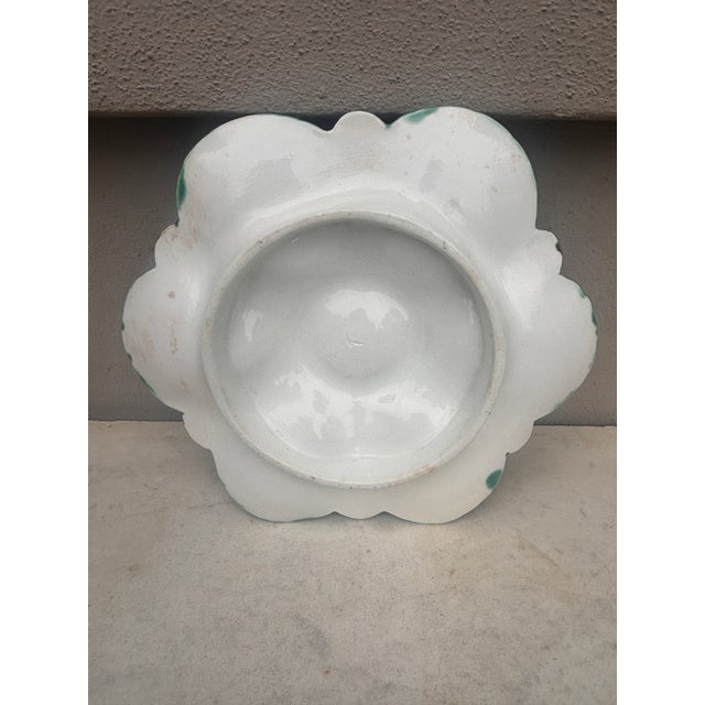 French Majolica Oyster Plate Choisy-Le-Roi, Circa 1880 For Sale - Image 4 of 4