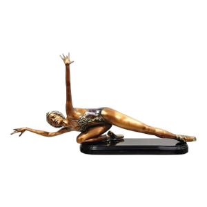 Late 20th Century Federico Cardona Bronze Sculpture of Ballet Dancer on Marble Base 32/250