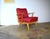 1950s Mid-Century Lounge Chair in Red from Casala, 1950s For Sale - Image 5 of 7
