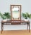 Wood Vintage Extra Long Wood Faux Bamboo Iron Scroll 1 Drawer Console Table For Sale - Image 7 of 13