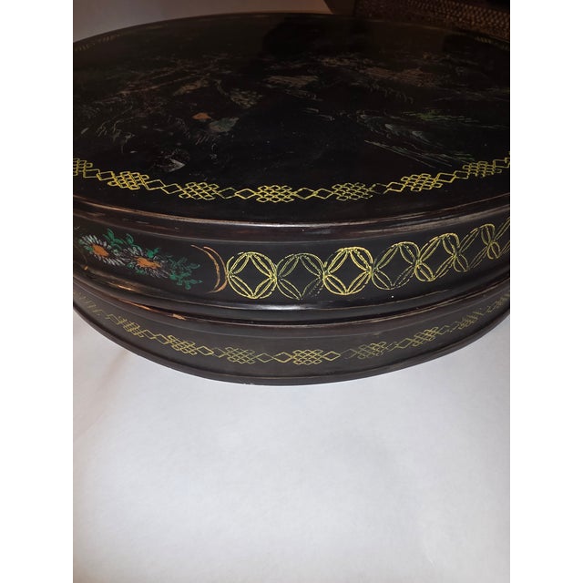 Early 20th Century Japanese Lacquered Storage Box For Sale - Image 12 of 17
