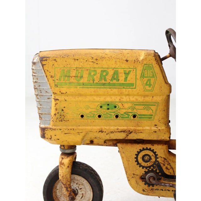 Metal 1950s Murray Big 4 Pedal Tractor For Sale - Image 7 of 13