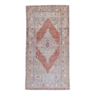 Turkish Vintage Style Anatolian Rug 3'6" x 6'9" For Sale