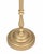 Hollywood Regency Late 20th Century Classic Sunlit Brass Torchiere Floor Lamp With Integrated 3-Light Candelabra — 59” H For Sale - Image 3 of 9